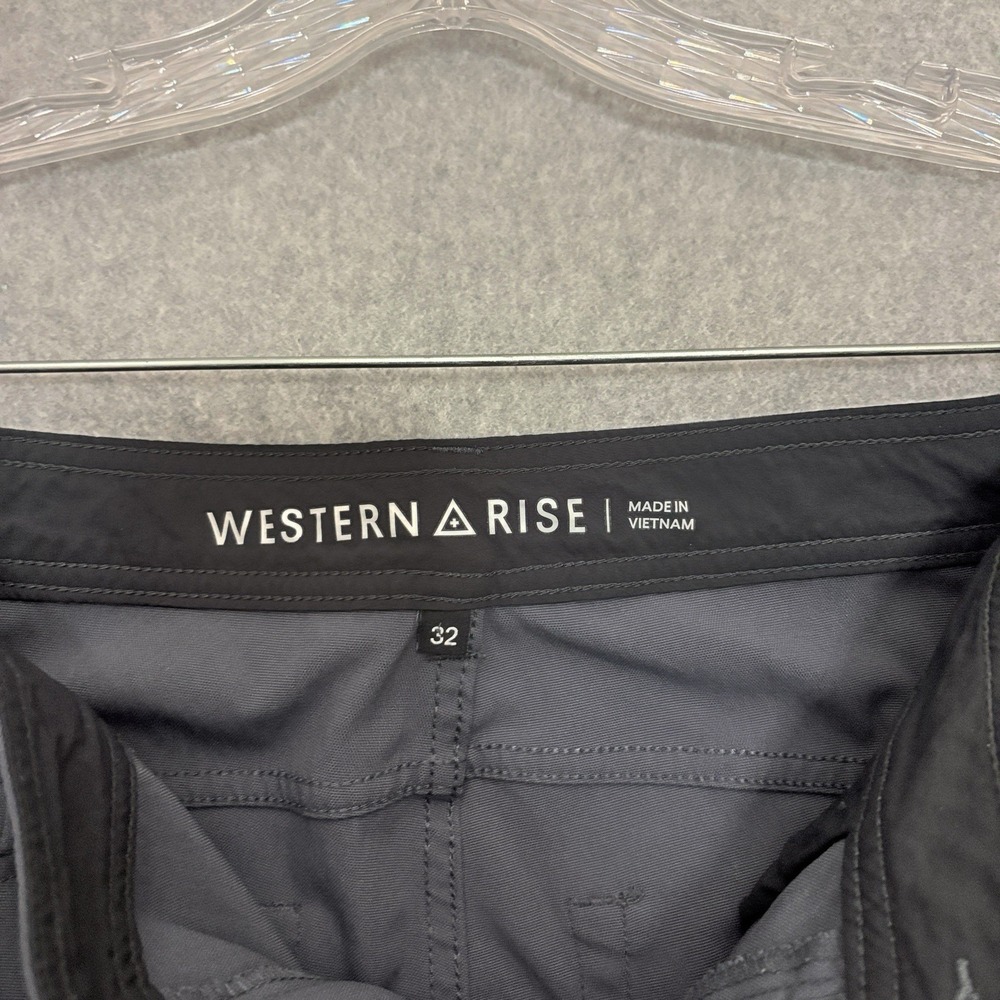 Western Rise Evolution Pants Mens 32x31 Grey Technical Performance Stretch Chino - Picture 6 of 7